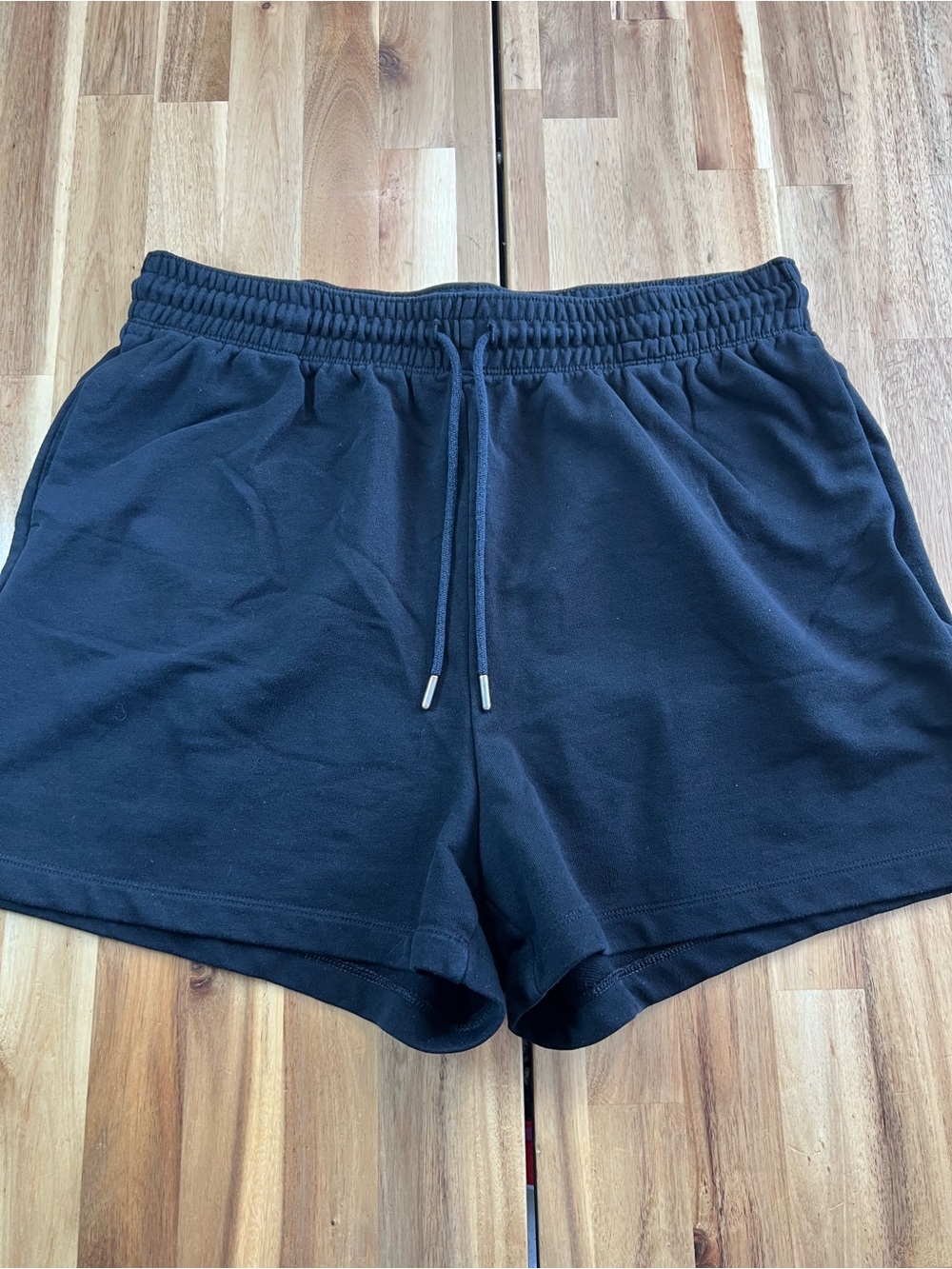 H&M Black Sweat Shorts Women’s XL Drawstring Lounge Casual